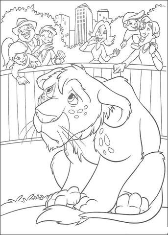 Ryan In The Zoo Coloring Page